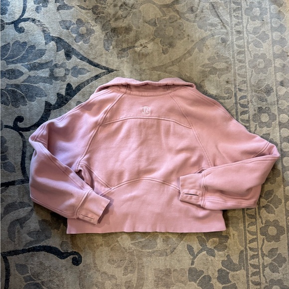 Lululemon pink scuba half zip up - Picture 3 of 3